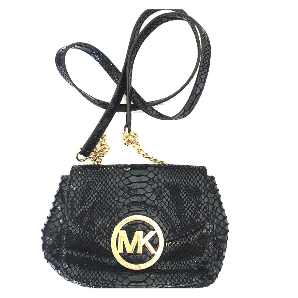 Michael Kors timeless black purse cross/shoulder